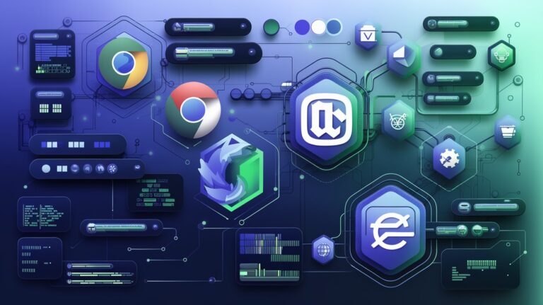 Infographic listing challenges like browser compatibility, dynamic content, and testing time in cross-browser testing.